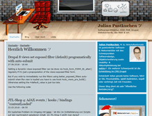Tablet Screenshot of julian.pustkuchen.com